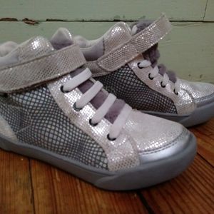 Pediped Silver boots hightops